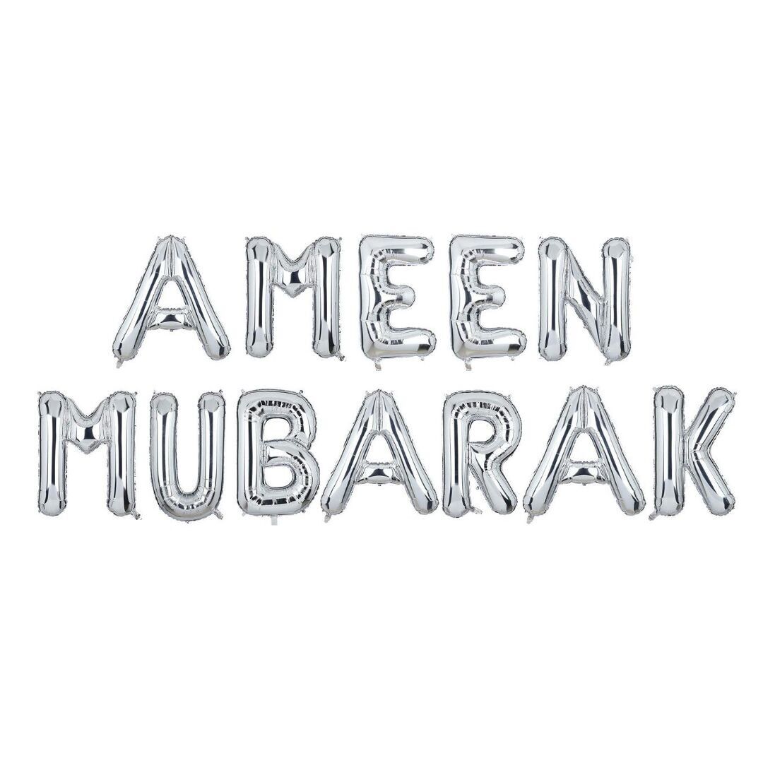 Palloncini in foil Ameen Mubarak - Argento
