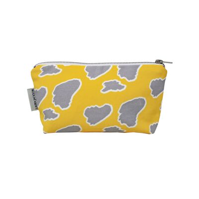 Animal Palm Gusseted Pouch / Yellow Mix