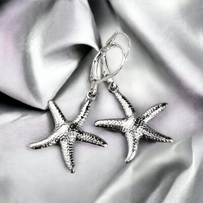 Starfish Earrings Silver VINOHR-51