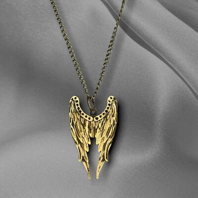 Collier aile d'ange de style vintage - VIK-129