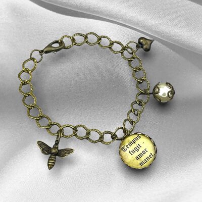 Il tempo vola, l'amore dura Bracciale in bronzo - RETARM-24