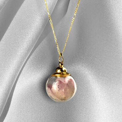 925 sterling gold plated chain "Real Cherry Blossom" - K925-55