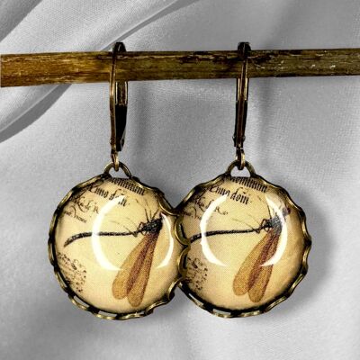 Vintage style naturalist earrings VINOHR-72