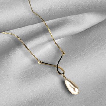 Collier de perles japonaises vintage - VIK-48 1