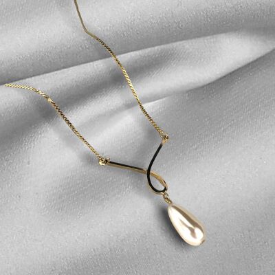 Collier de perles japonaises vintage - VIK-48