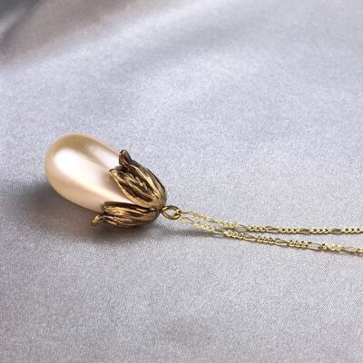 925 Sterling Gold Plated Chain "Cafe au Lait"