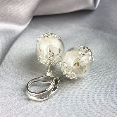 Dandelion Seed Earrings - Elegant Ornament Drop Earrings - VINOHR-67