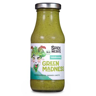 Green Madness, Bio Wiesenkräuter- Dressing mit Ingwer und Limette
