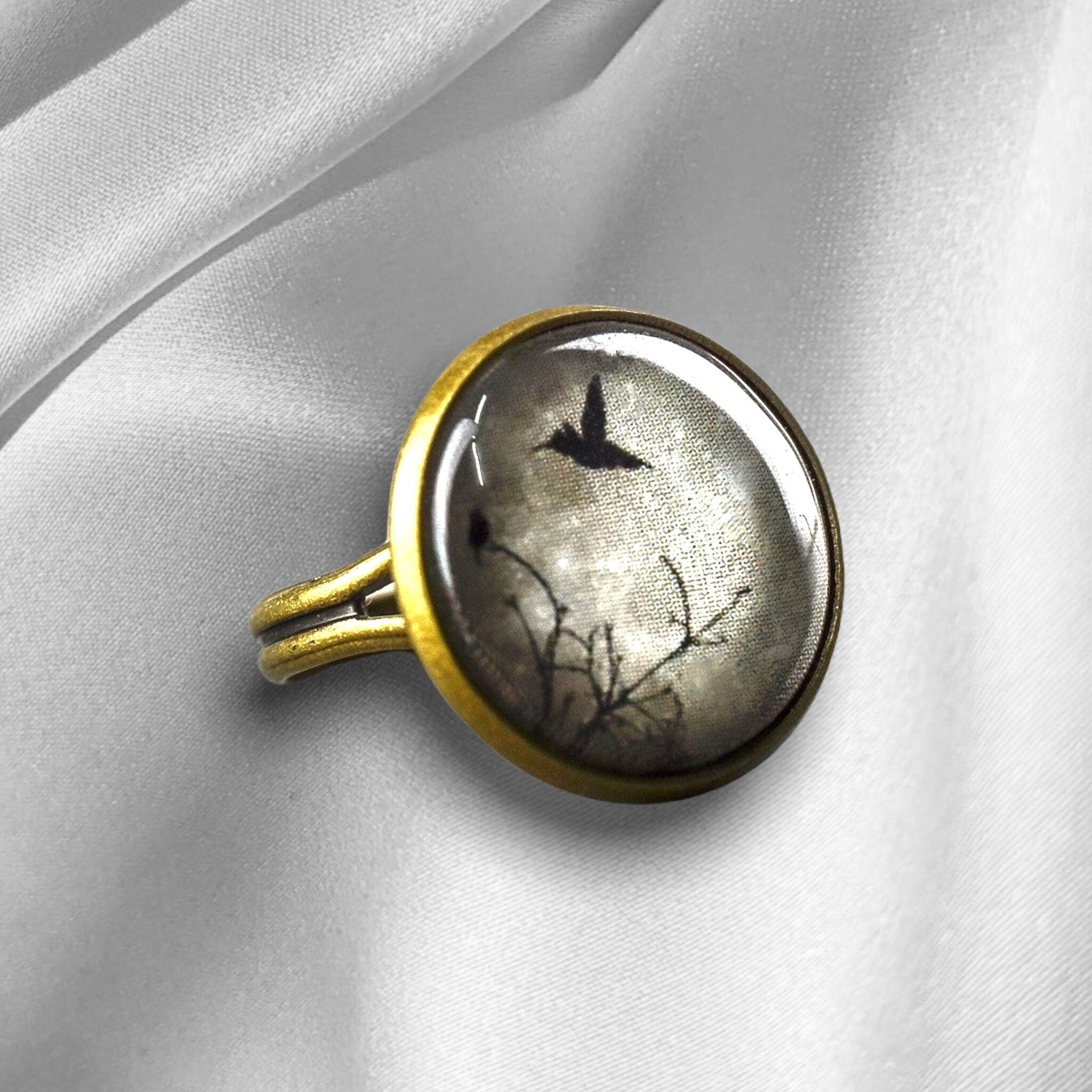 Anello regolabile Flight Swallow Meadow - VINRIN-19