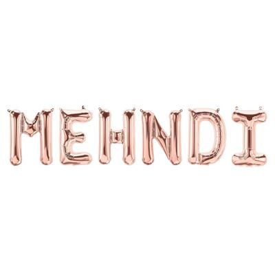Globos metalizados Mehndi - Oro rosa