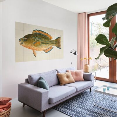 IXXI - Grüner Fisch - Wandkunst - Poster - Wanddekoration