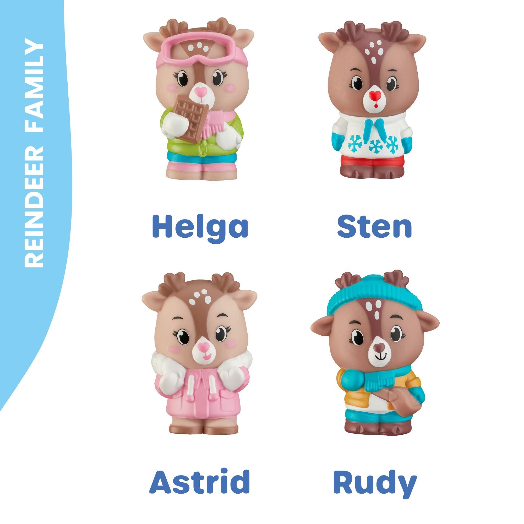 Klorofil Spielset Familie „Rentier“