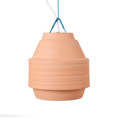 Boia Terracotta Lamps - Incised Stripes