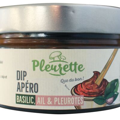 Dip Apéro Basilic, Ail et Pleurotes BIO - 180g