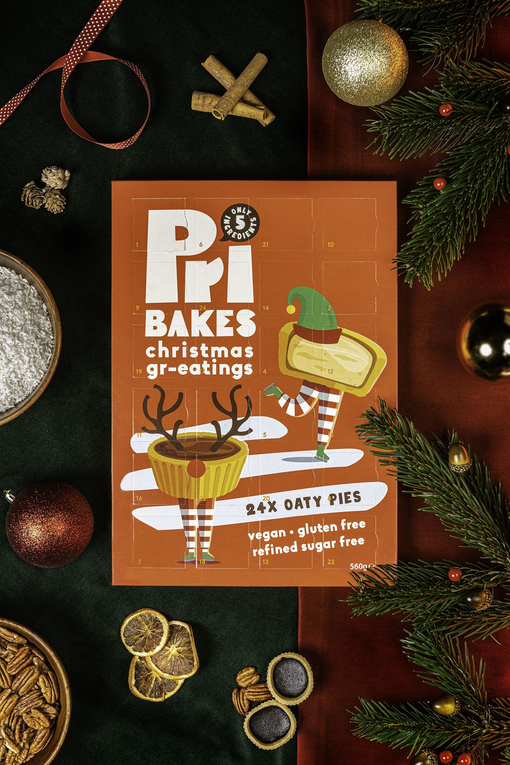 Pri Bakes Veganer Weihnachts-Adventskalender 2023