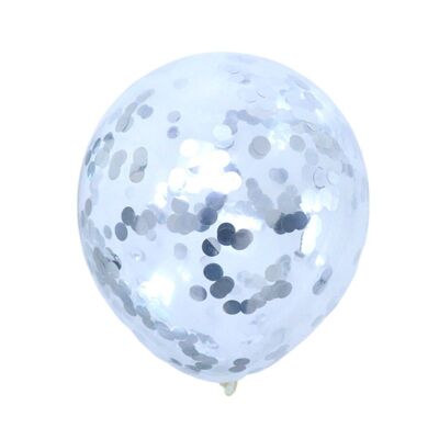 Palloncini Confetti (10pz) - Argento