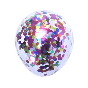 Ballons confettis (10pk) - Multicolore 2