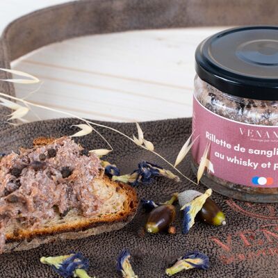 Wild Boar Rillette with Whiskey and Black Pepper (100G)