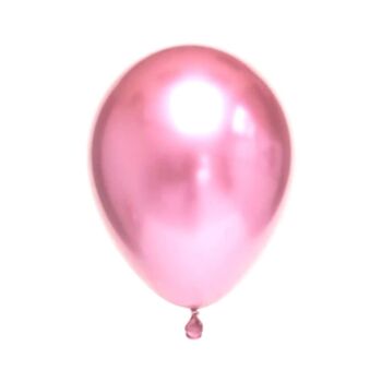 Ballons Métalliques (10pk) - Rose Pâle 2