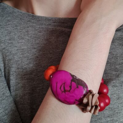 Bracelet Tapajos Chunky - Berry Crumble