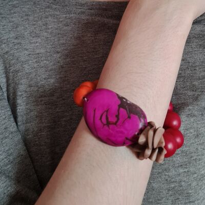 Bracelet Tapajos Chunky - Berry Crumble