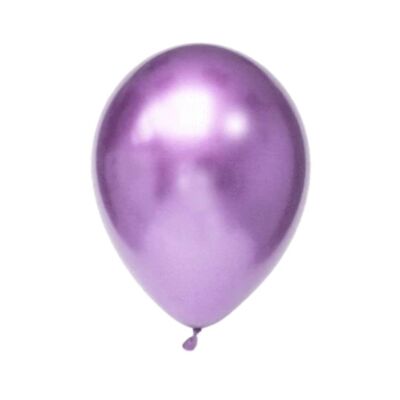 Metallic-Luftballons (10 Stück) – Lila