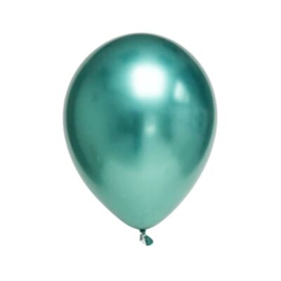 Metallic-Luftballons (10 Stück) – Grün