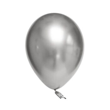 Ballons Métalliques (10pk) - Argent 2