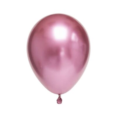 Metallic-Luftballons (10 Stück) – Pink