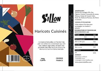 Haricots cuisiné, comme un cassoulet - 560g - 2pers 4