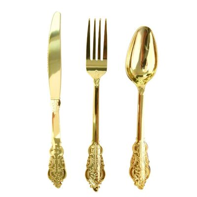 Party Cutlery - Gold