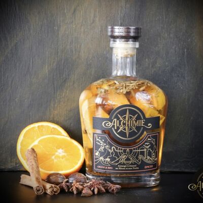 Rum-Orangen-Gewürze
