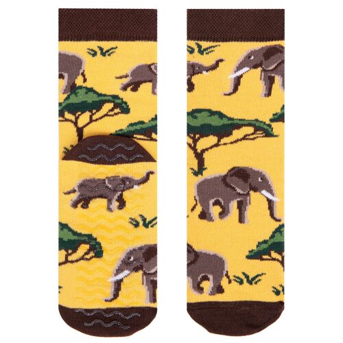 Non Slip Elephant Socks for Kids
