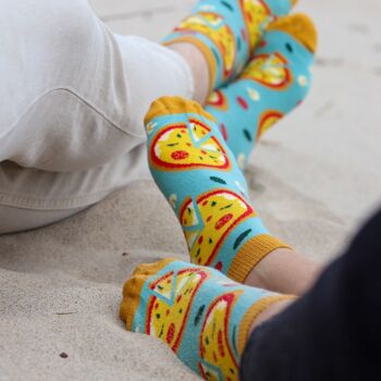 Chaussettes basses Pizza pour enfants 2