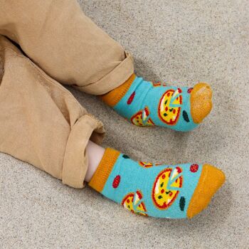 Chaussettes basses Pizza pour enfants 5