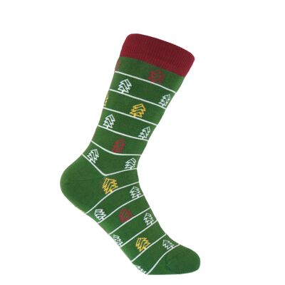Christmas Tree Women's Socks- Green