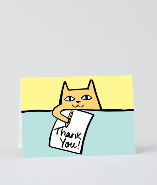Thank You Card - Thank You Cat