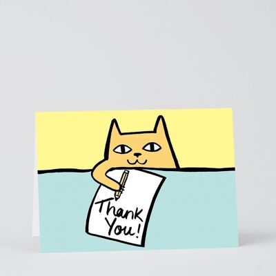 Tarjeta de agradecimiento - Gato de agradecimiento