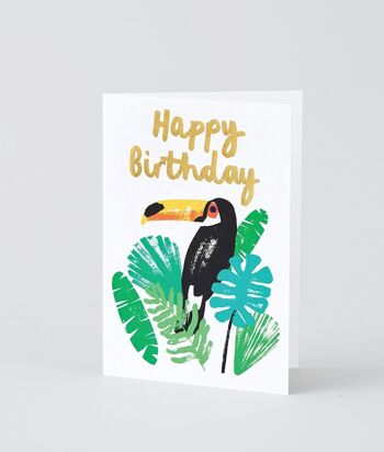 Carte Joyeux Anniversaire - Joyeux Anniversaire Toucans 1