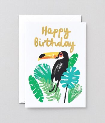 Carte Joyeux Anniversaire - Joyeux Anniversaire Toucans 2