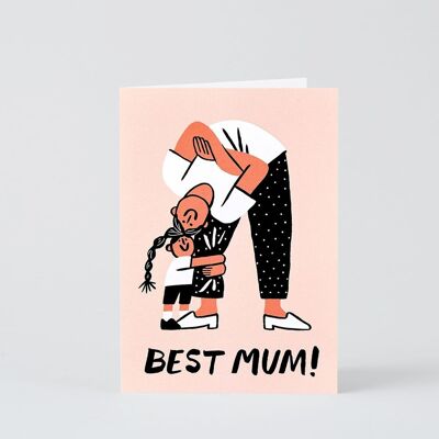 Carte Fête des Mères - Meilleure Maman