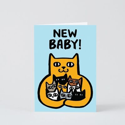 Nueva tarjeta de bebé - Nuevo bebé