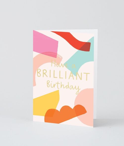 Happy Birthday Card - Have a Brilliant Birthday
