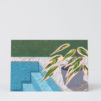 Art Greetings Card - Plant Study 1