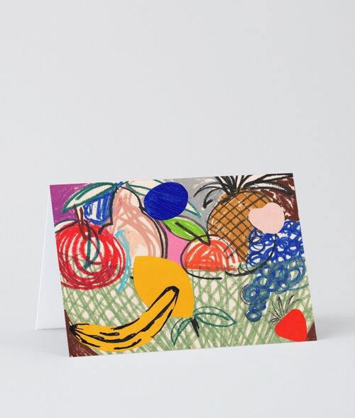 Art Greetings Card - Basket