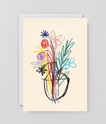 Carte de Voeux d'Art - Bouquet 2