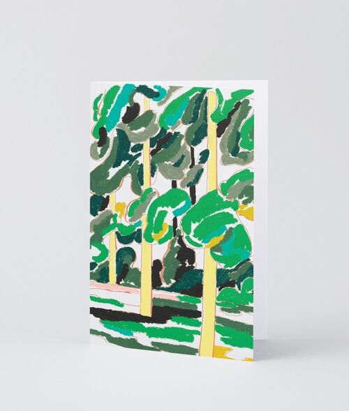 Art Greetings Card - Three Trees