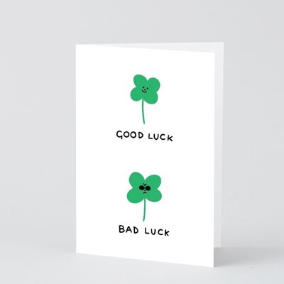 Congratulations & Encouragement - Good Luck Bad Luck