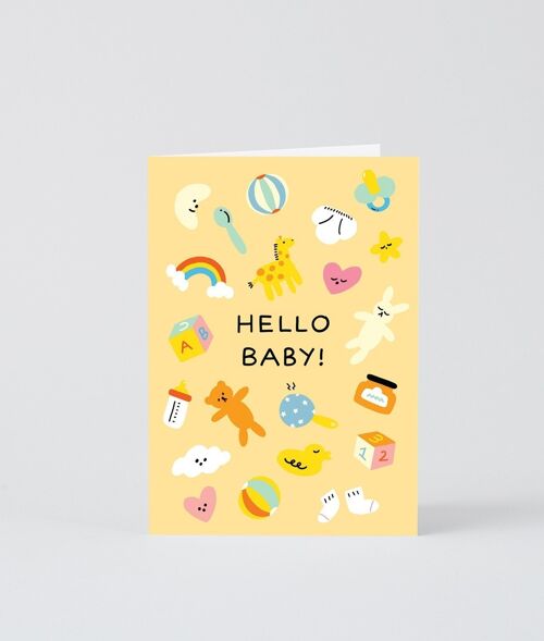New Baby Card - Hello Baby