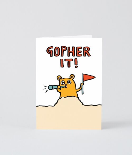 Congratulations & Encouragement - Gopher It!